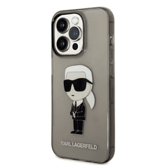 Karl Lagerfeld tok fekete (KLHCP14LHNIKTCK) Iphone 14 Pro készülékhez (127421)