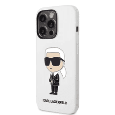 Karl Lagerfeld tok fehér (KLHCP14LSNIKBCH) Apple Iphone 14 Pro készülékhez (127474)
