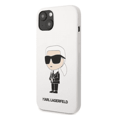 Karl Lagerfeld tok fehér (KLHCP13MSNIKBCH) Iphone 13 készülékhez (127460)