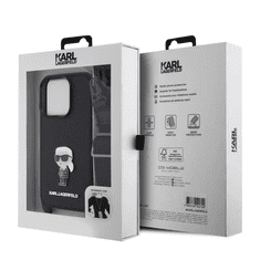 Karl Lagerfeld tok + crossbody strap fekete KLHCP15LSASKNPBK Apple Iphone 15 Pro készülékhez (129064)