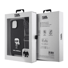 Karl Lagerfeld tok + crossbody strap fekete KLHCP15SSASKNPBK Apple Iphone 15 készülékhez (129060)