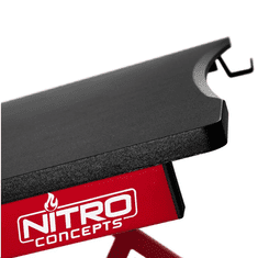 Nitro Concepts D12 gaming asztal fekete-piros (GAGC-172) (GAGC-172)