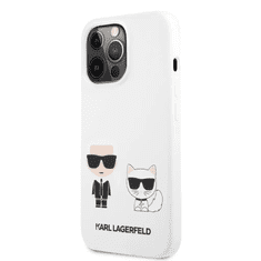 Karl Lagerfeld tok fehér (KLHCP13LSSKCW) Apple Iphone 13 Pro készülékhez (124187)
