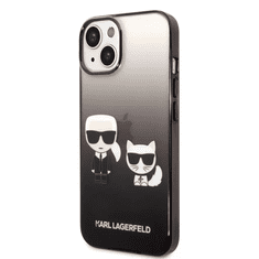 Karl Lagerfeld tok fekete (KLHCP14STGKCK) Apple iPhone 14 készülékhez (127175)