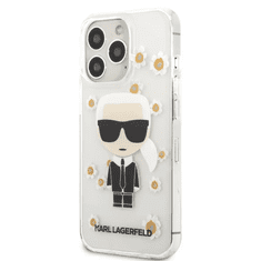 Karl Lagerfeld tok átlátszó (KLHCP13LHFLT) Apple iPhone 13 Pro készülékhez (125751)