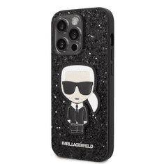 Karl Lagerfeld tok fekete (KLHCP14LGFKPK) Apple iPhone 14 Pro készülékhez (127167)