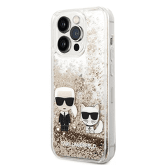Karl Lagerfeld tok arany (KLHCP14LGKCD) Apple iPhone 14 Pro készülékhez (126921)