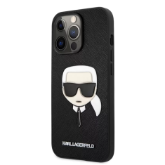Karl Lagerfeld tok fekete (KLHCP13LSAKHBK) Apple Iphone 13 Pro készülékhez (124775)