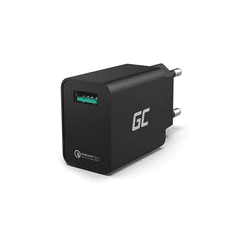 Green Cell CHAR06 18W USB hálózati töltő fekete (CHAR06)