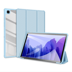 Dux Ducis Samsung Galaxy Tab A7 10.4 (2020) SM-T500 / T505, mappa tok, Trifold, légpárnás sarok, közepesen ütésálló, átlátszó hátlap, Toby, kék (104591)