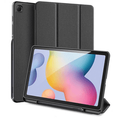 Dux Ducis Samsung Galaxy Tab S6 Lite 10.4 / Tab S6 Lite 10.4 (2022) SM-P610 / P615 / P613 / P619, mappa tok, Trifold, S Pen tartóval, Domo, fekete (90357)