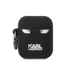 Karl Lagerfeld Apple Airpods tok fekete (KLACA2SILKCK) (126936)