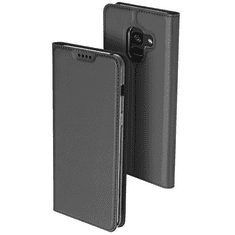 Dux Ducis Xiaomi Redmi Note 9T 5G, Oldalra nyíló tok, stand, Dux Ducis, sötétszürke (97769)