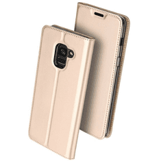 Dux Ducis Xiaomi Redmi Note 9 5G, Oldalra nyíló tok, stand, Dux Ducis, arany (102662)