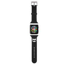 Karl Lagerfeld Apple Watch 38/40mm óraszíj fekete (KLAWMSLCK) (KLAWMSLCK)