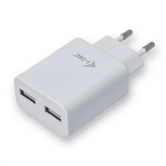 I-TEC Dual USB hálózati töltő adapter (CHARGER2A4W) (CHARGER2A4W)