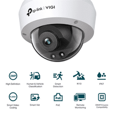 VIGI C220I(2.8mm) Dóm IP biztonsági kamera Beltéri és kültéri 1920 x 1080 pixelek Plafon (VIGI C220I(2.8MM))