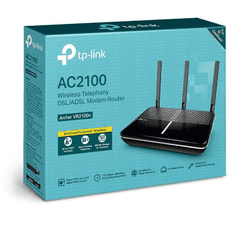 TPLINK Archer VR2100v vezetéknélküli router Gigabit Ethernet Kétsávos (2,4 GHz / 5 GHz) Fekete (ARCHER VR2100V)