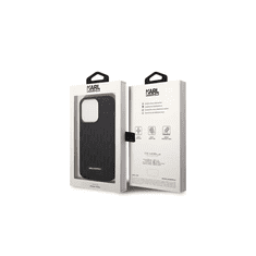 Karl Lagerfeld tok fekete Apple Iphone 14 Pro készülékhez KLHCP14LRUPKLPK (127938)