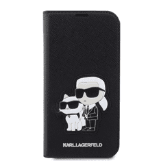 Karl Lagerfeld Guess tok fekete Apple Iphone 13 Pro készülékhez KLBKP13LSANKCPK (127866)