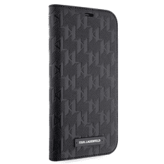 Karl Lagerfeld tok fekete Apple Iphone 12 / 12 Pro készülékhez KLBKP12MSAKLHPK (127875)