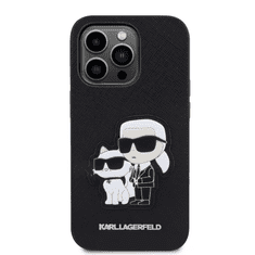 Karl Lagerfeld Karl Lagefeld tok fekete Apple Iphone 14 Pro készülékhez KLHCP14LSANKCPK (127872)