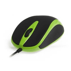 Media-tech Plano optikai USB egér fekete-zöld (MT1091G) (MT1091G)