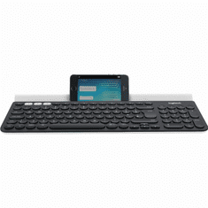 Logitech K780 Multi-Device Wireless Keyboard billentyűzet RF vezeték nélküli + Bluetooth QWERTZ Német Szürke, Fehér (920-008034)