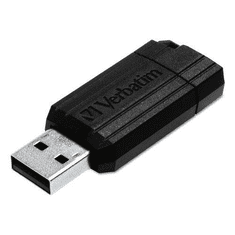 Verbatim Pen Drive 128GB PinStripe USB 2.0 fekete (49071) (ve-49071)