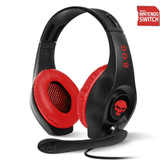Spirit of Gamer PRO-NH5 mikrofonos fejhallgató (Nintendo Switch) fekete-piros (MIC-G715SW) (MIC-G715SW)