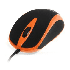 Media-tech Plano optikai USB egér fekete-narancs (MT1091O) (MT1091O)