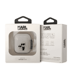 Karl Lagerfeld tok fehér (KLA2HNKCTGT) Airpods készülékhez (127387)
