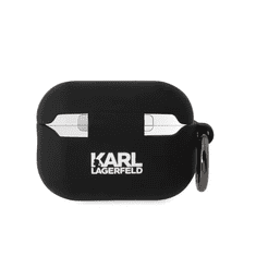 Karl Lagerfeld tok fekete (KLAP2RUNIKK) Airpods Pro 2 készülékhez