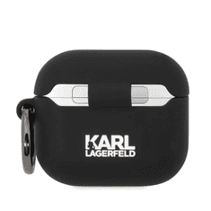 Karl Lagerfeld tok fekete (KLA3RUNIKK) Airpods 3 készülékhez