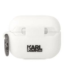 Karl Lagerfeld Apple Airpods Pro tok fehér (KLACAPSILKCW)