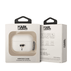 Karl Lagerfeld tok fehér (KLAPRUNIKH) Airpods Pro készülékhez (127397)