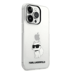 Karl Lagerfeld tok átlátszó (KLHCP14LHNCHTCT) Iphone 14 Pro készülékhez (127416)