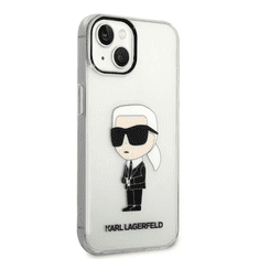 Karl Lagerfeld tok átlátszó (KLHCP14MHNIKTCT) Iphone 14 Plus készülékhez (127420)