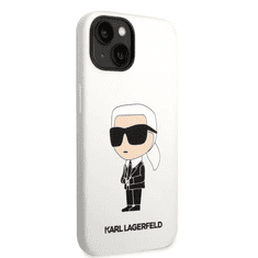 Karl Lagerfeld tok fehér (KLHCP14SSNIKBCH) Apple Iphone 14 készülékhez (127476)