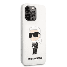 Karl Lagerfeld tok fehér (KLHCP13XSNIKBCH) Iphone 13 Pro Max készülékhez (127457)
