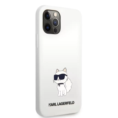 Karl Lagerfeld tok fehér (KLHCP12MSNCHBCH) Iphone 12/12 Pro készülékhez (127428)