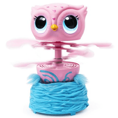 Spin Master Owleez interaktív repülő bagoly pink (6053359) (sm6053359)