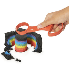 Spin Master Kinetic Sand Sandisfactory Set with 2lbs of Colored and Black (SPM6061654)