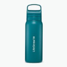 LifeStraw LGV41STLWW Go 2.0 rozsdamentes acél vízszűrős palack 1 literes Laguna Teal