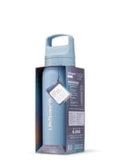 LifeStraw LGV42SBLWW Go 2.0 rozsdamentes acél vízszűrő palack 24oz izlandi kék