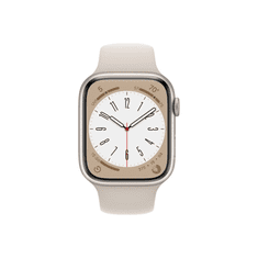 Apple Watch Series 8 GPS 45mm csillagfény alumíniumtok, csillagfény sportszíj (MNP23CM/A) (MNP23CM/A)