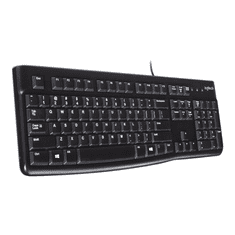 Logitech K120 Corded Keyboard billentyűzet USB QWERTY Angol Fekete (920-002508)