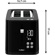 TEFAL TT640810 Digital Display kenyérpirító fekete (TT640810)