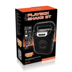 Media-tech PLAYBOX SHAKE BT Bluetooth hangszóró fekete (MT3164) (MT3164)
