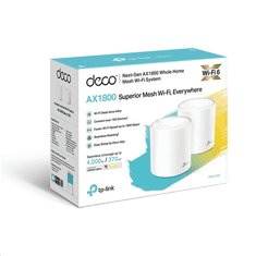 TPLINK Deco X20 AX1800 Mesh Wi-Fi 6 rendszer (2-pack) (Deco X20(2-pack))